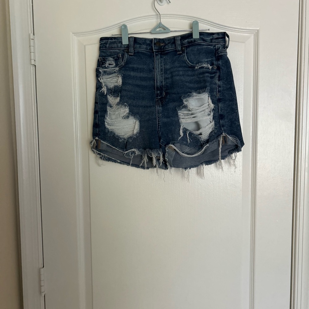 American Eagle Ripped Denim Shorts